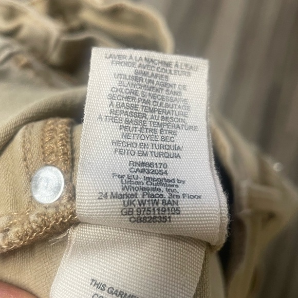 Free People Tan Denim Skinny Jeans Size W 28 R - Picture 8 of 8